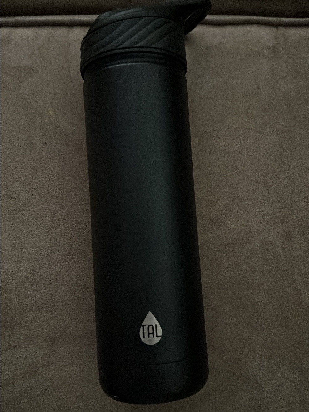 TAL Matte Black Insulated Water Bottle - Travel Drinkware